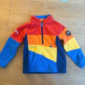 Obermeyer Ski Half Zip Kids Fleece Pullover Size Small
